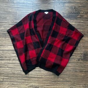 🔥 Pink lily plaid Shaw Size women’s medium